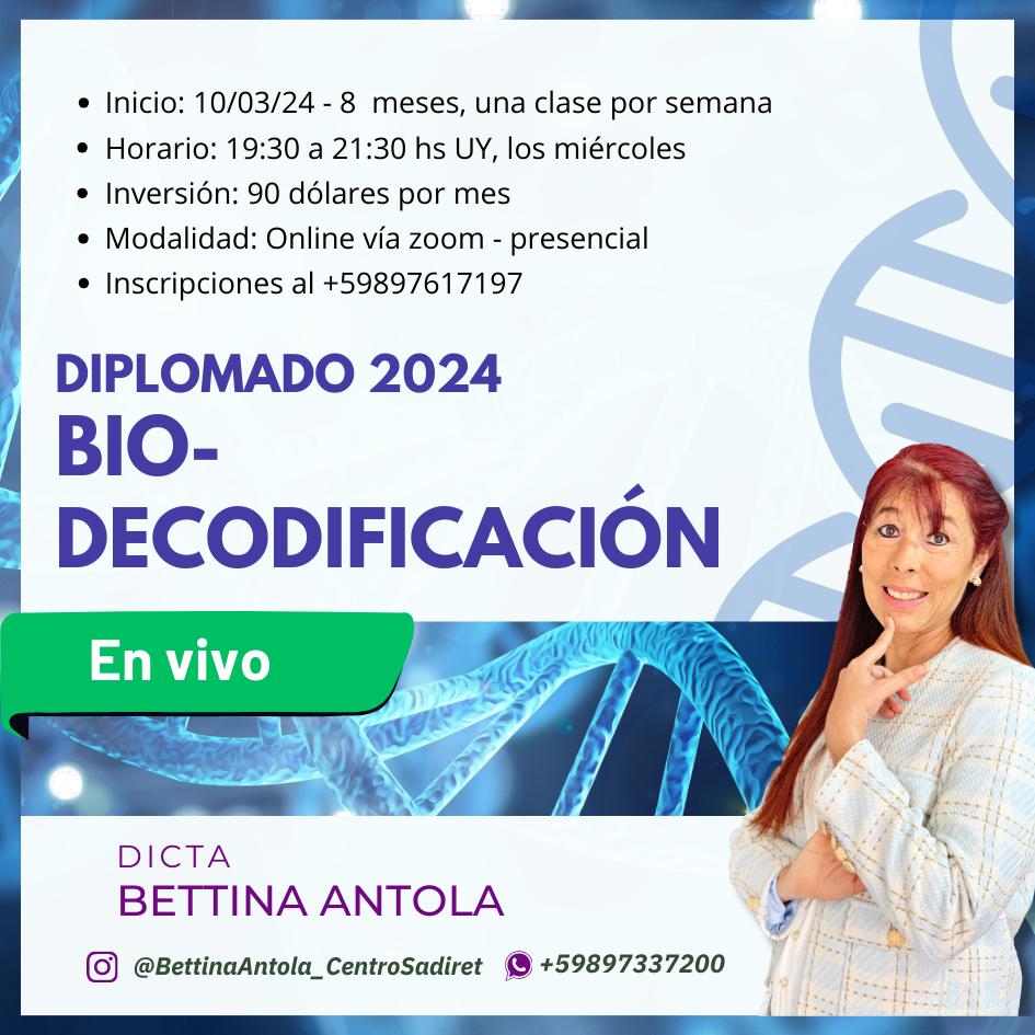 Diplomado en biodecodificación (en vivo)
