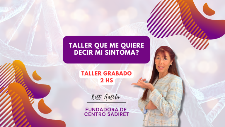 Taller Bio, Qué me quiere decir síntoma?