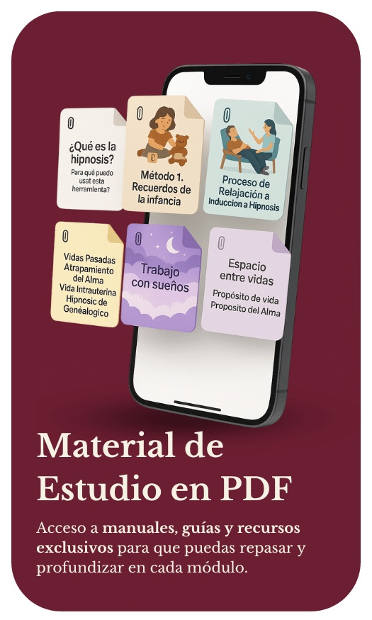 que vas a obtener al ser parte de la formación terapeuta en hipnosis regresiva 3