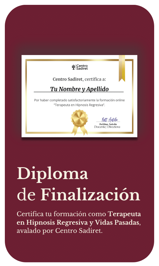 que vas a obtener al ser parte de la formación terapeuta en hipnosis regresiva 1