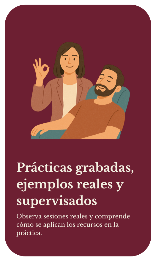 que vas a obtener al ser parte de la formación terapeuta en hipnosis regresiva practicas grabadas